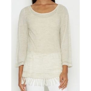 Joie | Annalie Fringe-Trim Sweater